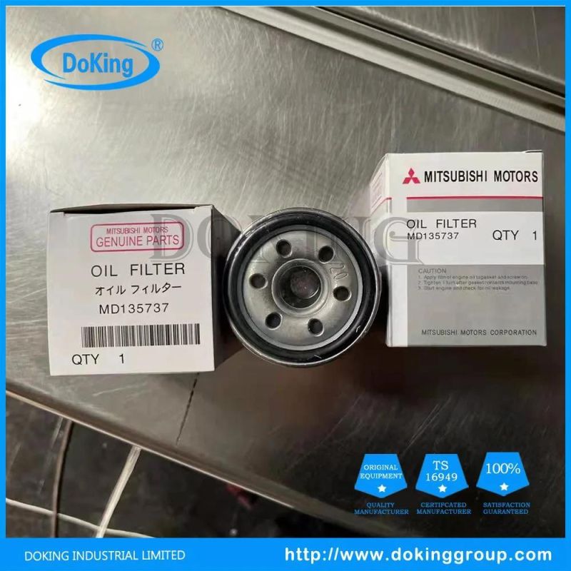 China Auto Parts Oil Filter MD135737 for Mitsubishi