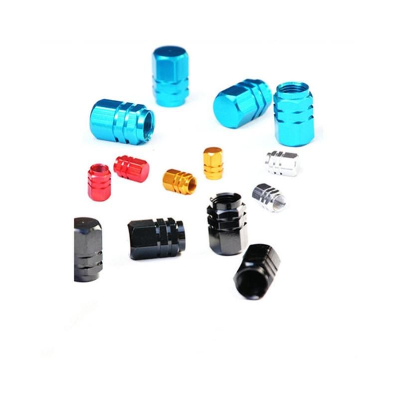 High Quality Car Parts Aluminium Color Tire Valve Cap