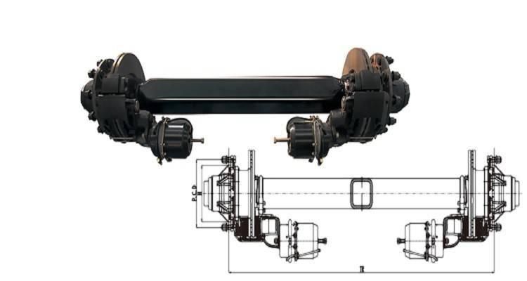 Trailer Axle Disc Brake Shaft Axle