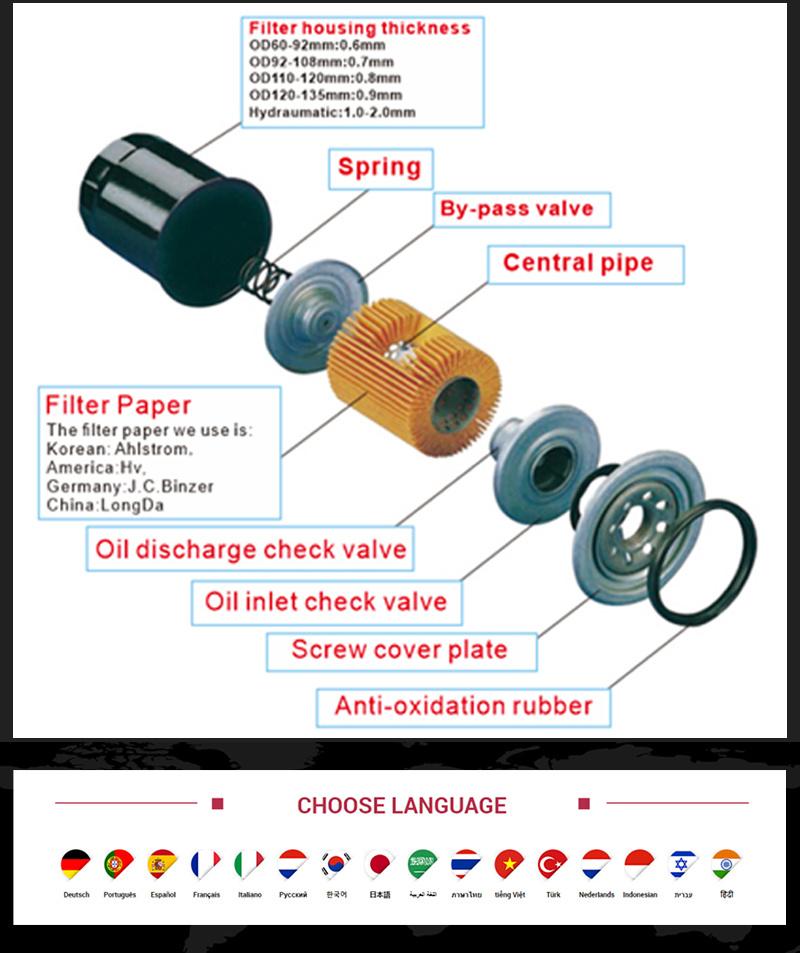 PU941X for Hengst Fuel Filter Auto Parts Hot Sell (PU941X)