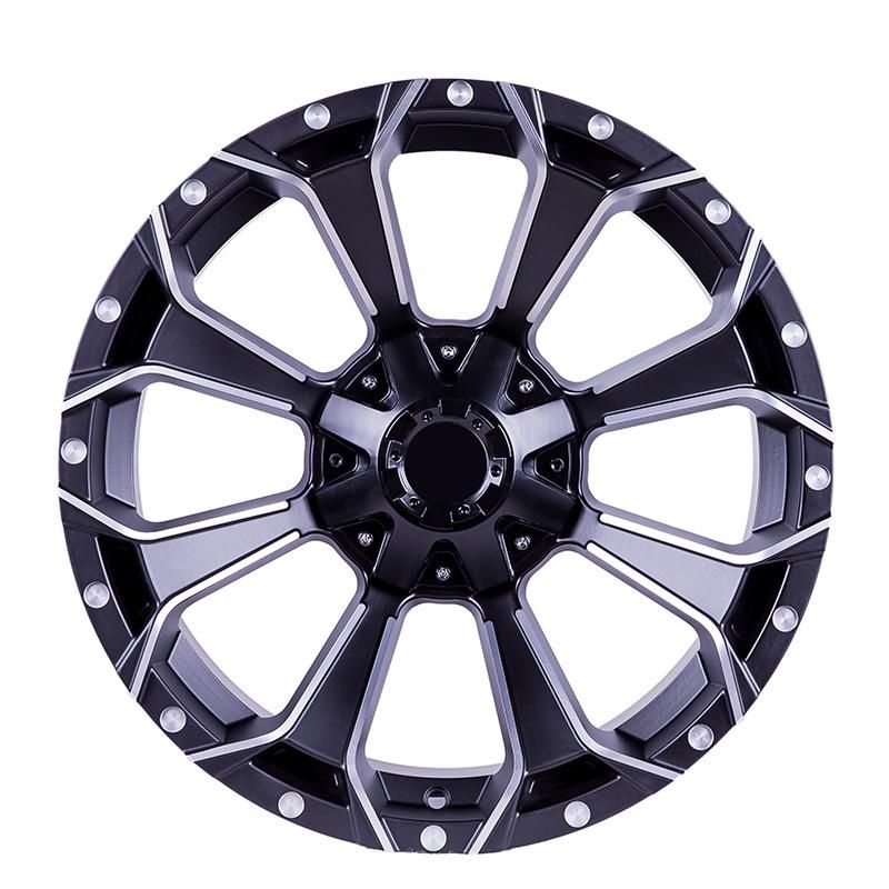 Popular Design Milling Spoke Rivets 4X4 SUV Rims 6X139.7 Offroad Alloy Wheels