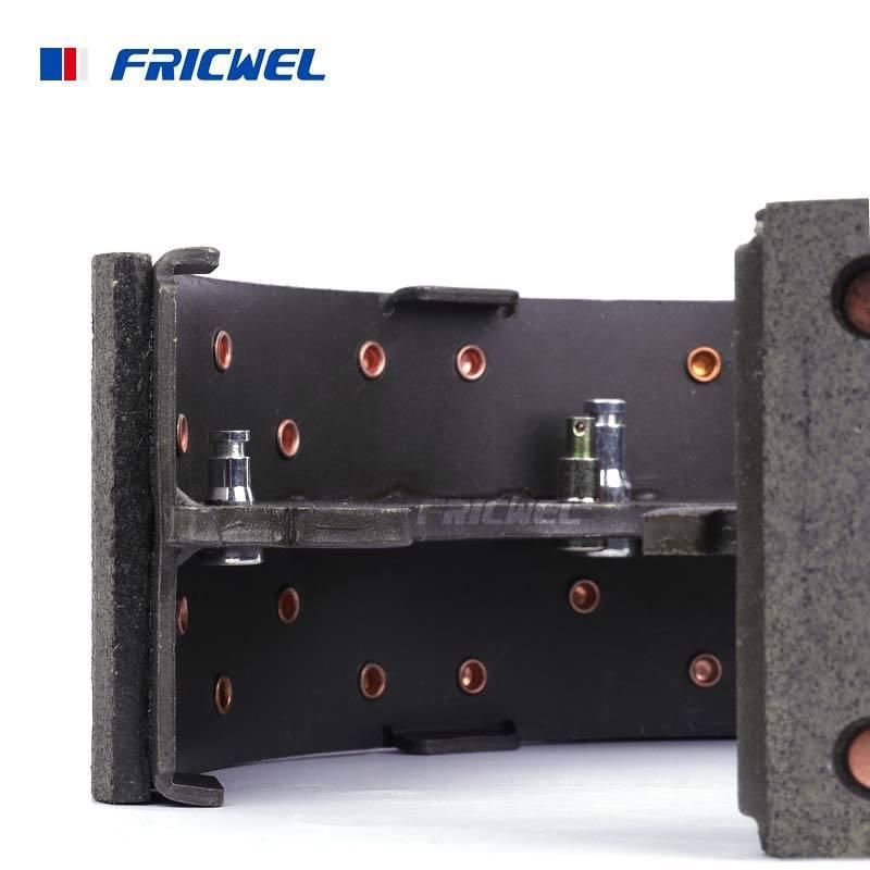 Hot Sale Rear Nao Formula Green Particle Non-Asbestos Brake Lining with ISO9001 for Forklift