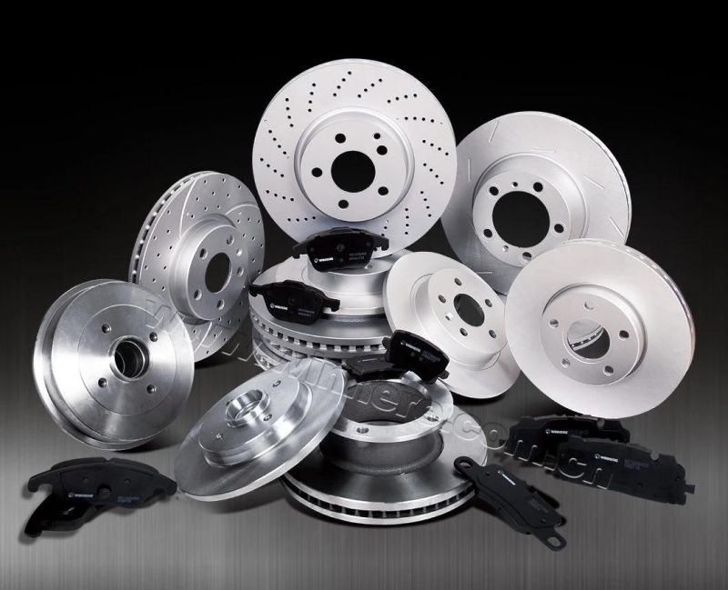 High Quality Painted/Coated Auto Spare Parts Ventilated Brake Disc(Rotor) with ECE R90