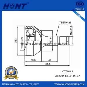 Axle Shaft CV Joints for Citroen Bx 1.1 Tt91 up