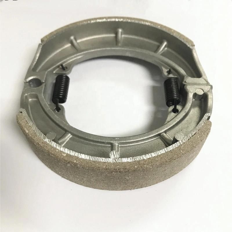 Motorcycle Brake System Semi Metallic Two Wheeler Brake Shoe Ybr