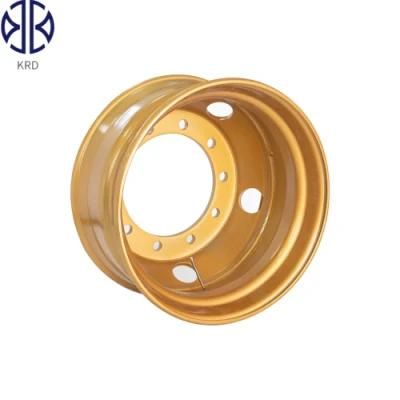 9.75X22.5 for 13r22.5 Tire Tyre Dump Trailer Bus Truck Heavy Duty Auto Spare Parts Steel Wheel Rim