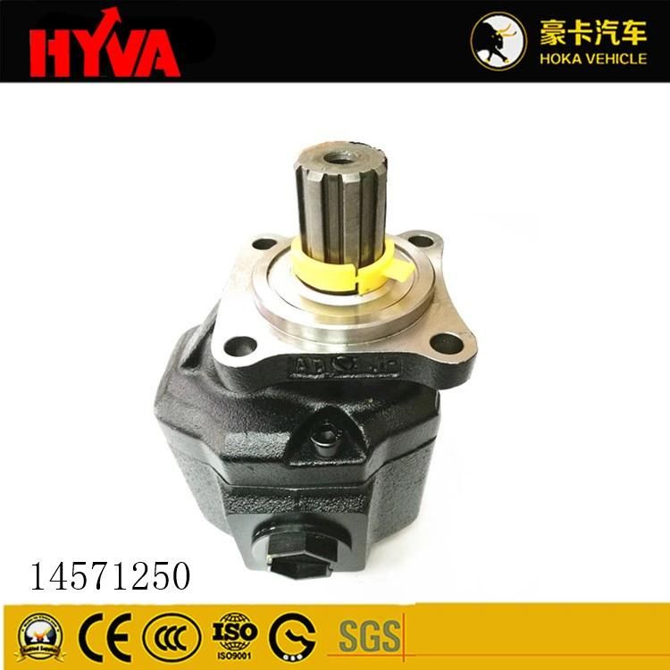 Original and Genuine Hyva Spare Parts Hydraulic Gear Pump 14571250 for Dump Truck Hoist System