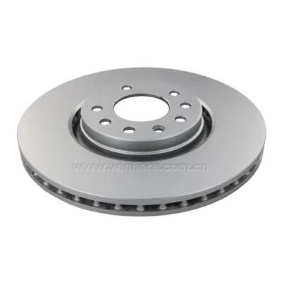 High Quality Painted/Coated Auto Spare Parts Ventilated Brake Disc(Rotor) with ECE R90