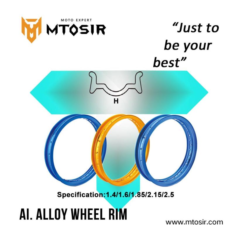 Mtosir Al. Alloy Wheel Rim Motorcycle Wm Wt U Different Sizes Motorcycle Spare Parts Al. Alloy Wheel Rim