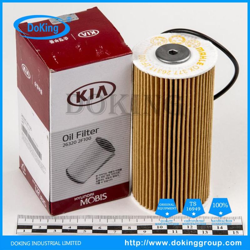 High Quality Auto Parts Oil Filter 26320-2f100 for Vehicles