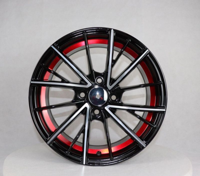 Popular Style Car Rims to Customize Under Undercutting with Red Auto Parts Rims