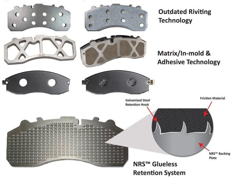 Hotsale in China Disc Brake Pads Accessories Cast Iron Surface Backing Plate