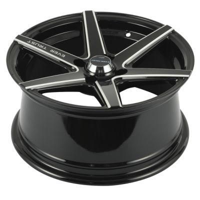 6 Spokes Concave Design Alloy Wheel with Milling Letters and Spoke