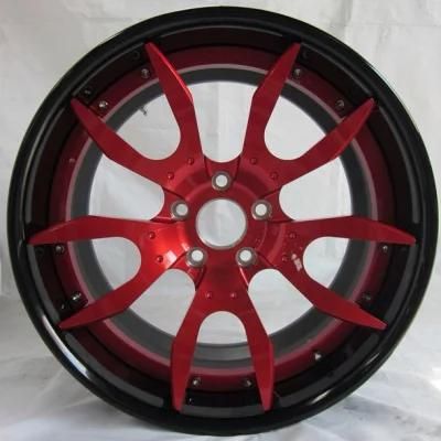 18X8.5 18X9.5 Milling Spokes Deep Dish Mirror Lip Forged Alloy Wheels Rims