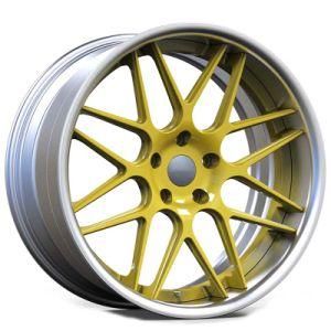 Customized Gold Light Weight Better Stiffness Custom Forged Wheel Rim Passenger Car Wheels