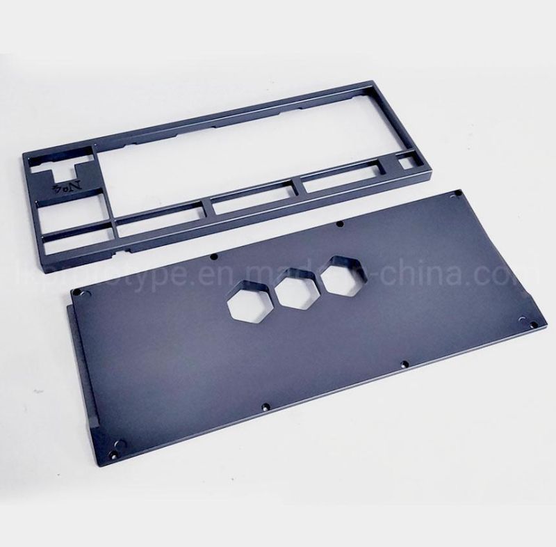 CNC Milling/Machining Part Small Grain Sandblasting Anodize Keyboard Case/Shell/Enclosure Part