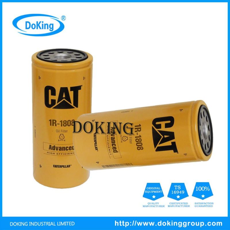 Manufacturer of High Quality Oil Filter 1r-1808 for Fleetguad-D/Ca-T/Jcb/Perkin/Vol