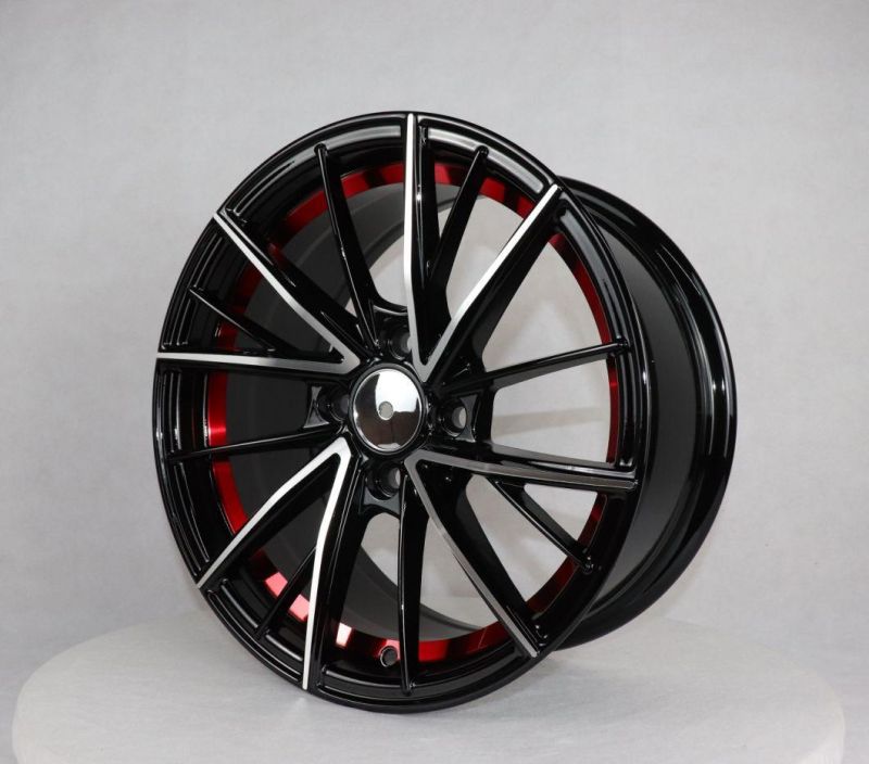 Popular Style Car Rims to Customize Under Undercutting with Red Auto Parts Rims