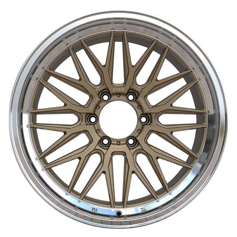 Aluminium Truck Wheel 20X9 Bronze Lip Polished