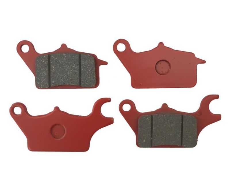 High Quality Red Color Motorcycle Disc Brake Pad