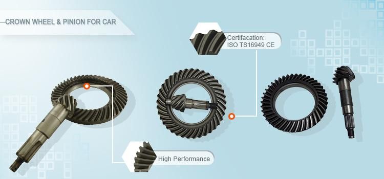 Cnwagner High Quality Npr Crown Wheel and Pinion for Toyota Differential Assembly 41201-29537