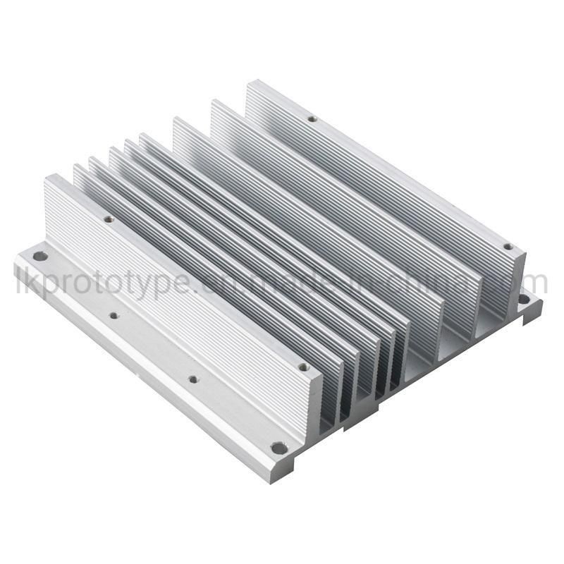 OEM Customized CNC Precision 6063 Aluminum Parts Heatsink/Radiator CNC Machining