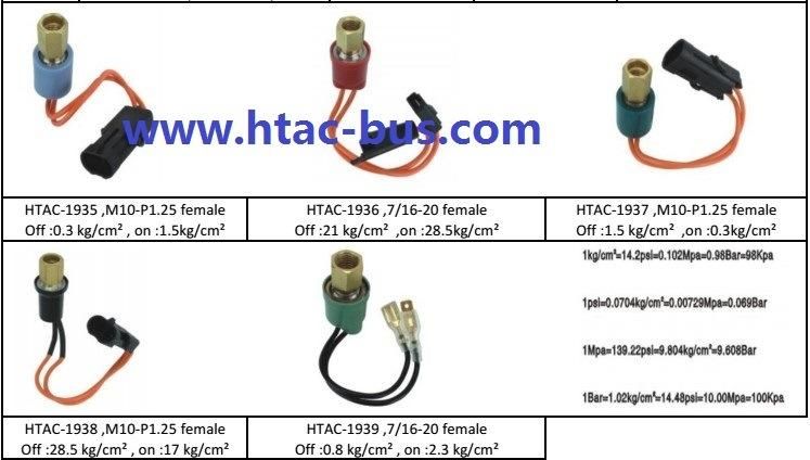 Auto AC Parts Compressor High Pressure Switch