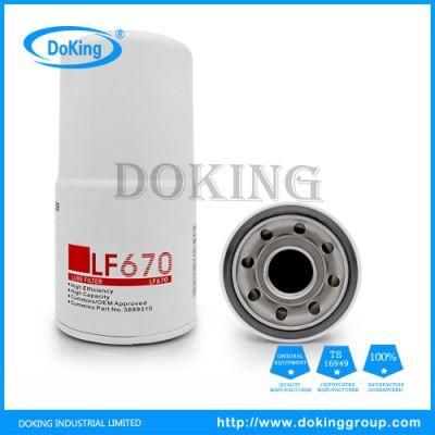 Engine Oil Filter Lf670 for Trucks/Excavators