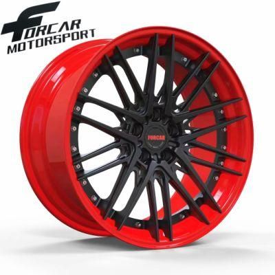 Forged Car 2-Slice Aluminum Alloy Wheel for Car