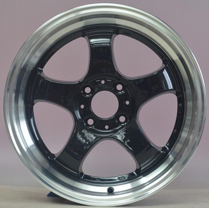 OEM/ODM 16/17 Inch 4X100 PCD Black/Silver for Passenger Car Wheel Car Tire Aftermarket Aluminum Alloy Wheel