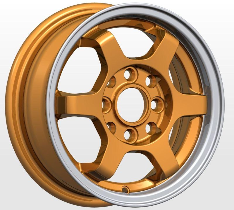 12/15 Inch China Professional Forged Alumilum Alloy Wheel Rims Gold Machined Lip for Passenger Car Wheels Car Rims