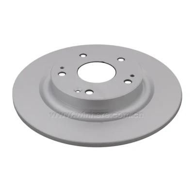 High-performance Painted/Coated Auto Spare Parts Solid Brake Disc(Rotor) with ECE R90