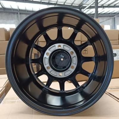 Size16X7.0 18X8.0 4X4 17inch PCD 6X139.7 Matt Black Alloy Wheel Rims