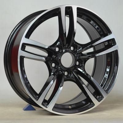 Hot Selling Gun Metal Machined Face Car Wheel Rim Black Machined Lip 17*70/18*85/19*85 Inch Aluminum Alloy Wheels