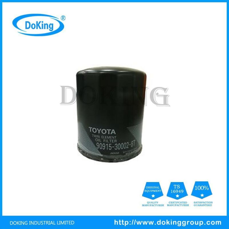 High Quality Oil Filter 90915-30002-8t Toyota Auto Parts for Japan