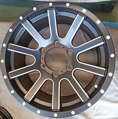 16X8.0 Inch Passenger Car Tires Et 0 PCD 6X139.7 Car Aluminum Alloy Wheels OEM/ODM/Customized Replica Wheel Hub