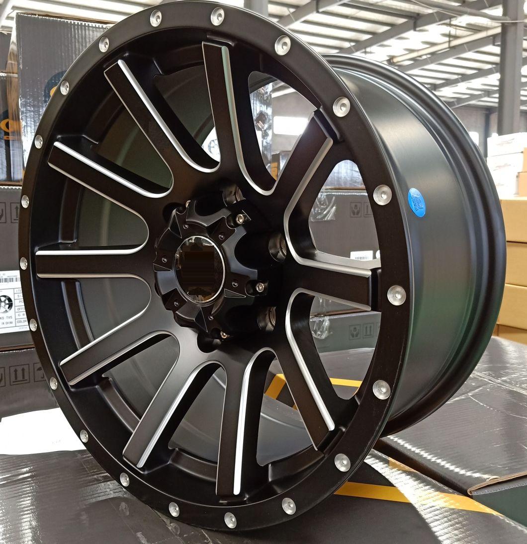 16X8.0 Inch Passenger Car Tires Et 0 PCD 6X139.7 Car Aluminum Alloy Wheels OEM/ODM/Customized Replica Wheel Hub