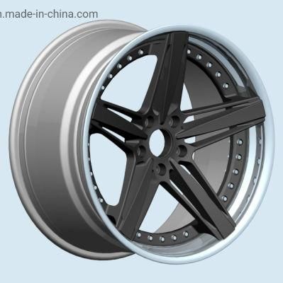 18 19 20 21 22 23 Inch Matt Black Custom Vacuum Electroplating Size 5*112 5*120 Polished Car Alloy Wheel Rims