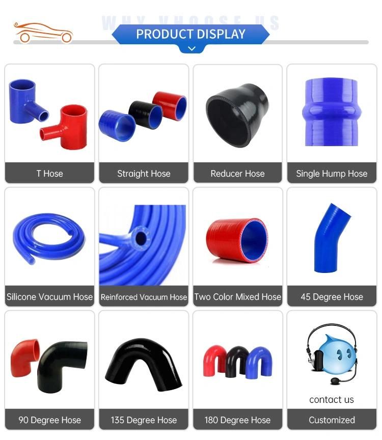 Elbow Truck Radiator Silicone Rubber Engine Coolant Hose