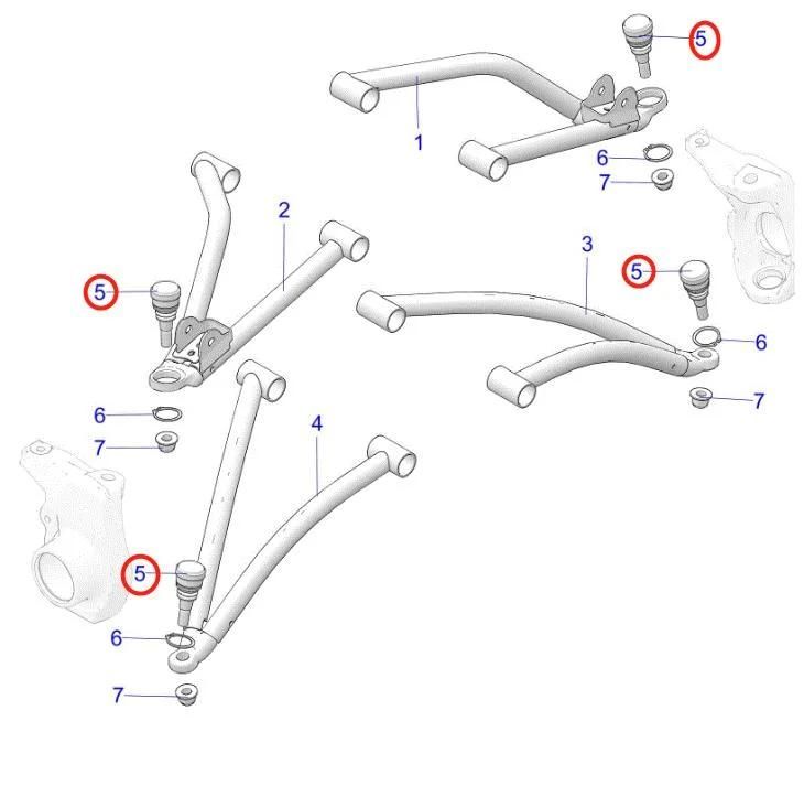 Polaris ATV 7082538 Ball Joint