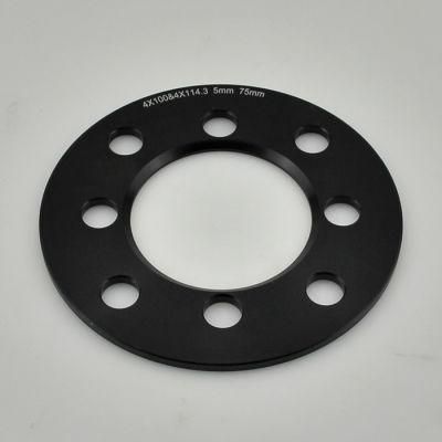 Cheap Chinese CNC Machined Milled Anodized Black Wheel Spacer