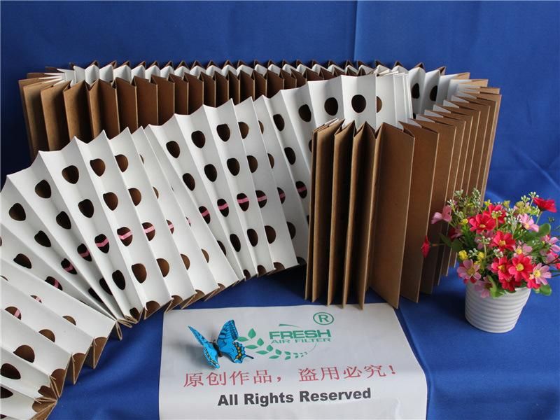 Pleated Filter Paper V Type (manufacture) , Concertina Filters (antiflaming)