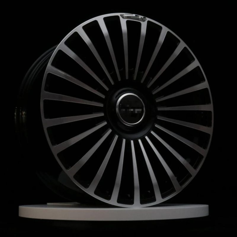 18-22 Inch Blue Coating Good Quality Aftermarket Customer Design 3 Piece Aluminium Alloy Forged Wheel