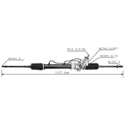 44250-02010 44250-12230 Auto Power Steering Rack Steering Gear Box for Toyota Corolla