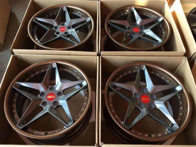 OEM 15/16/17/18/19/20 Inch 4X100/4X114.3/4X108/5X100/5X114.3/5X112/5X120 Polish Lip BBS Auto Racing Car Aluminum Alloy Wheel Rim