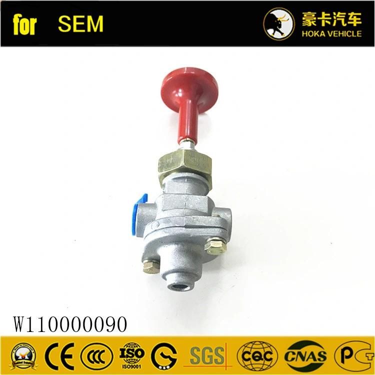 Original and Genuine Compressor Spare Parts Brake Valve W110000090 for Sem659c Wheel Loader