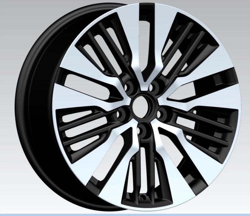 18X7.5 Black Machine Face Wheel Rim Replica