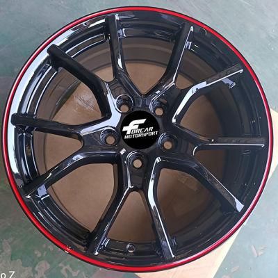 17*7.5 Inch Replica PCD 5X114.3 Sport Car Wheel Rims for Honda