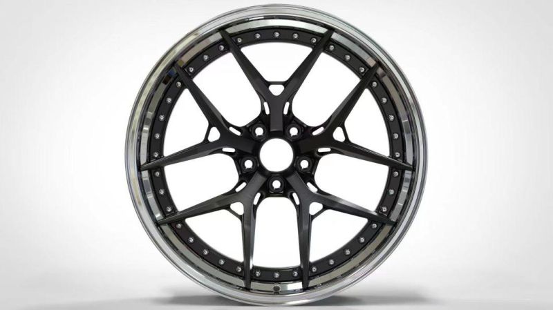 Aviation Aluminum Alloy 6061 Custom Forged Car Wheel PCD5X120 Forged Car Wheel