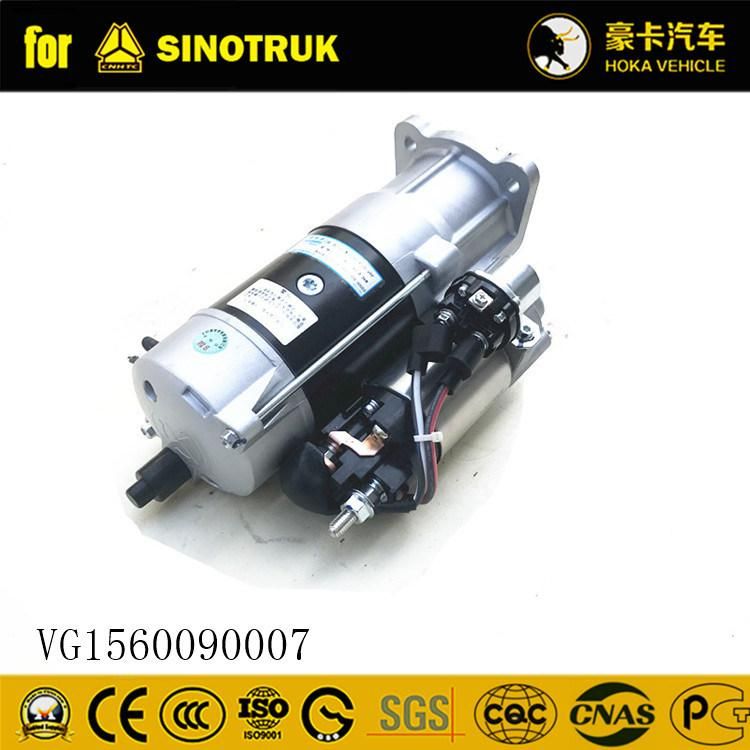 Original Sinotruk HOWO Truck Spare Parts 11 Teeth 24V Starter Vg1560090007 for All Sinotruk Heavy Truck